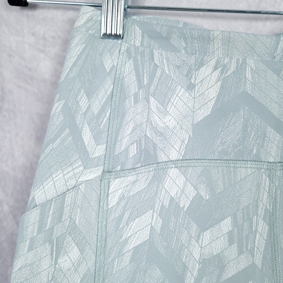 Lululemon Swift Speed Tights Womens 4 Blue White High Rise Pockets Crop Jacquard - Picture 3 of 16